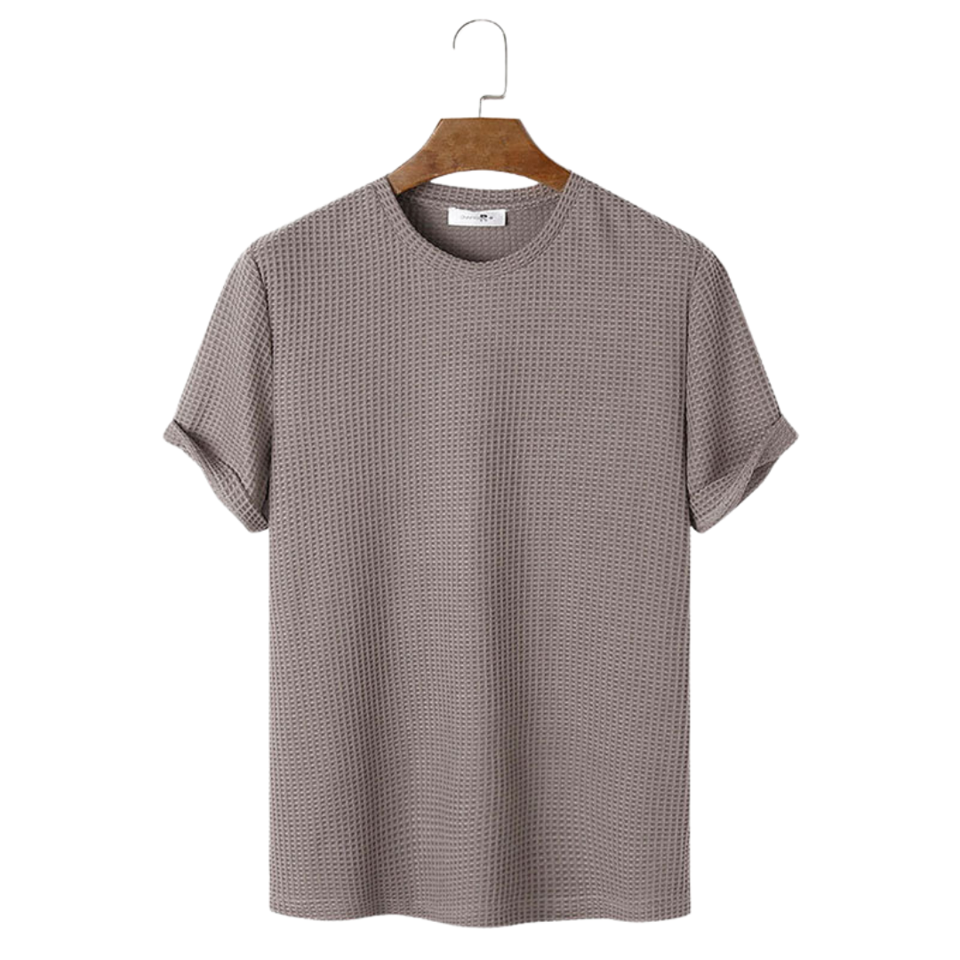 Abel - Chemise tricotée côtelée - Élégante décontractée - Hommes