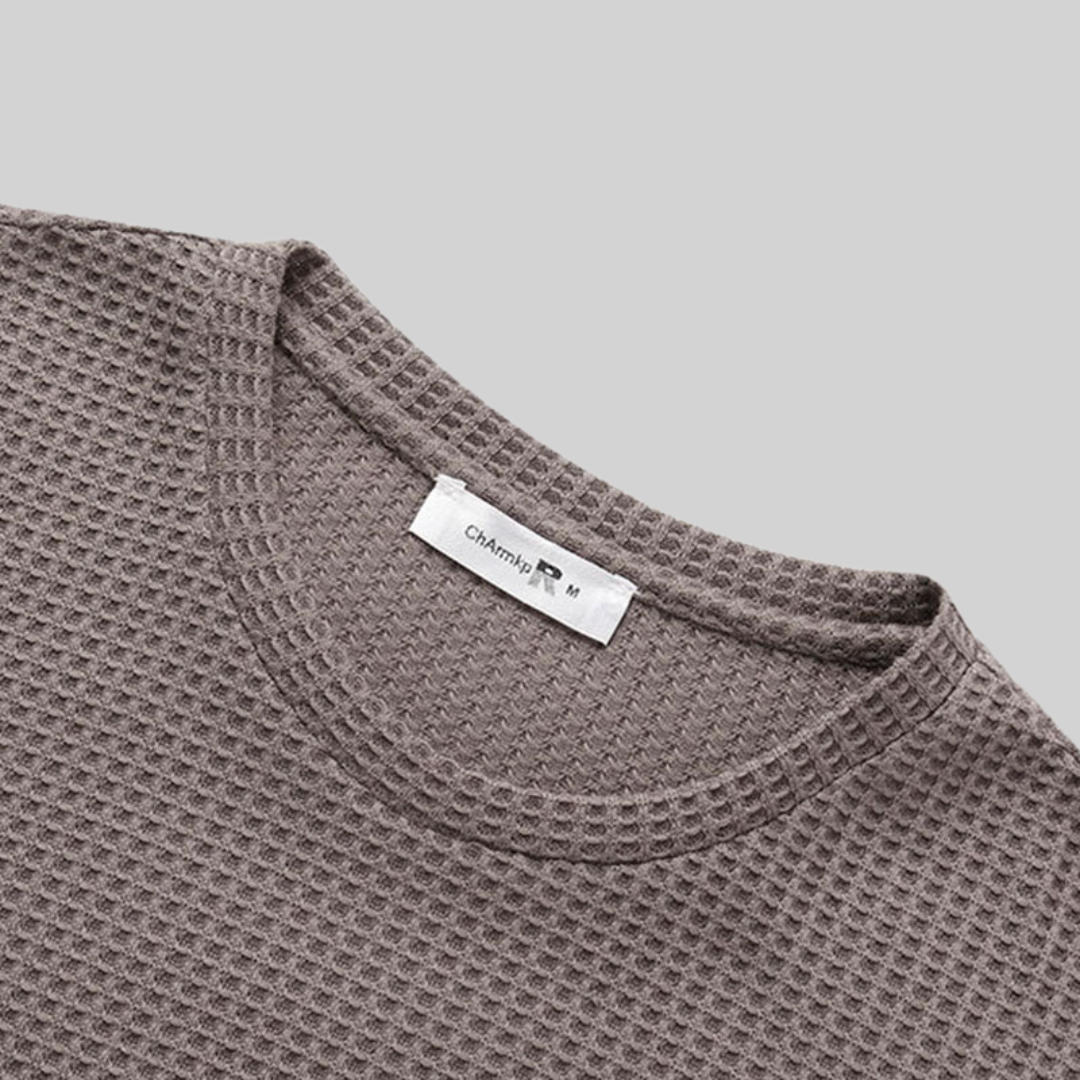 Abel - Chemise tricotée côtelée - Élégante décontractée - Hommes
