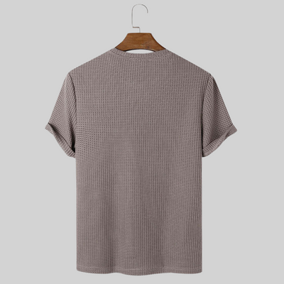Abel - Chemise tricotée côtelée - Élégante décontractée - Hommes