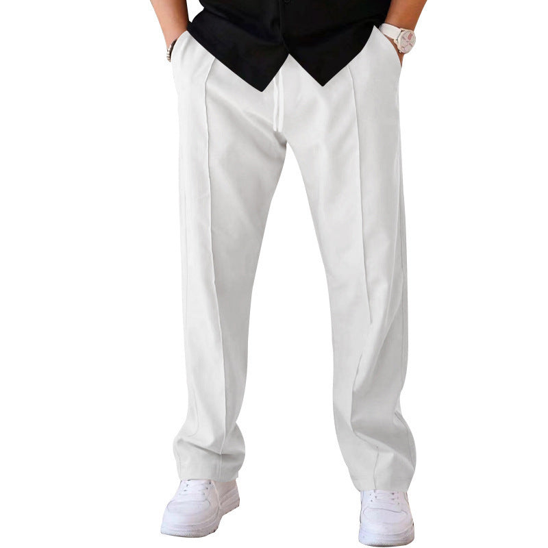 "Light Breeze" Pantalon de loisirs décontracté à coupe large