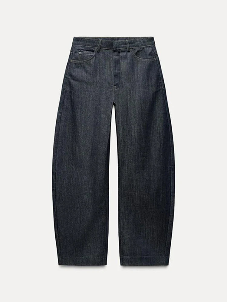 Aaliyah – Ensemble 2 pièces denim élégant veste et pantalon droit
