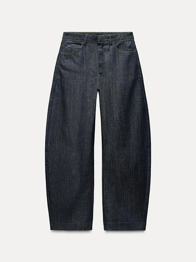 Aaliyah – Ensemble 2 pièces denim élégant veste et pantalon droit