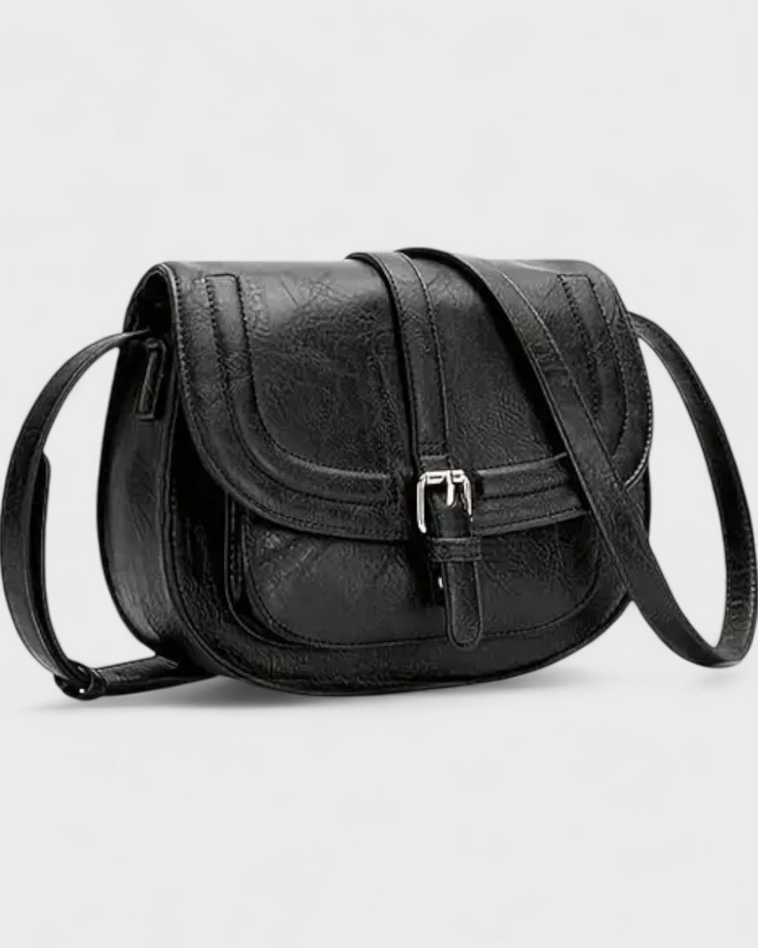 Adèle | Sac bandoulière demi-lune en similicuir