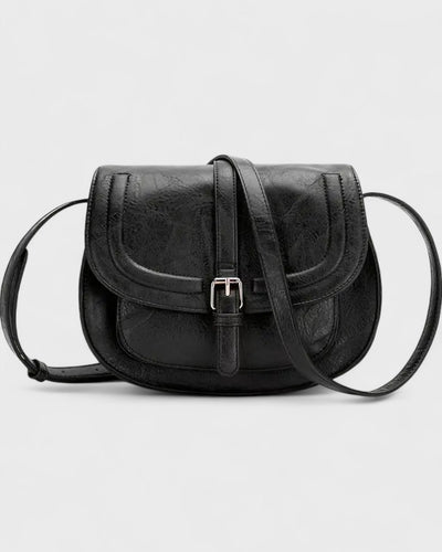 Adèle | Sac bandoulière demi-lune en similicuir
